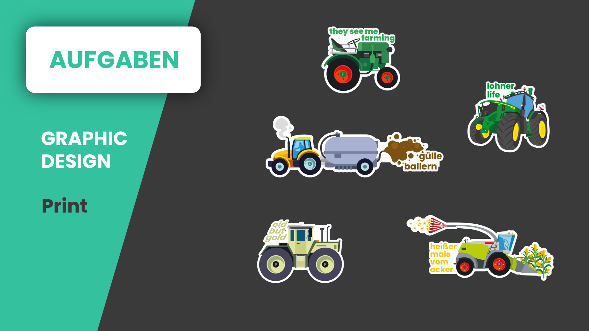 FarmAct Grafik Design Print