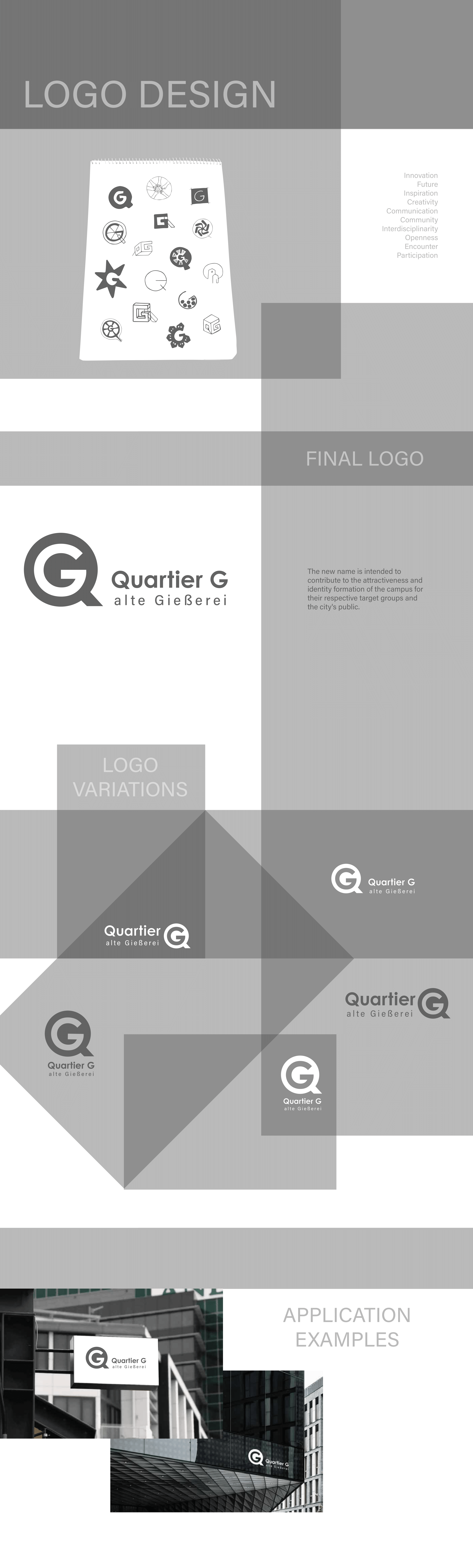 Quartier G Logo Design
