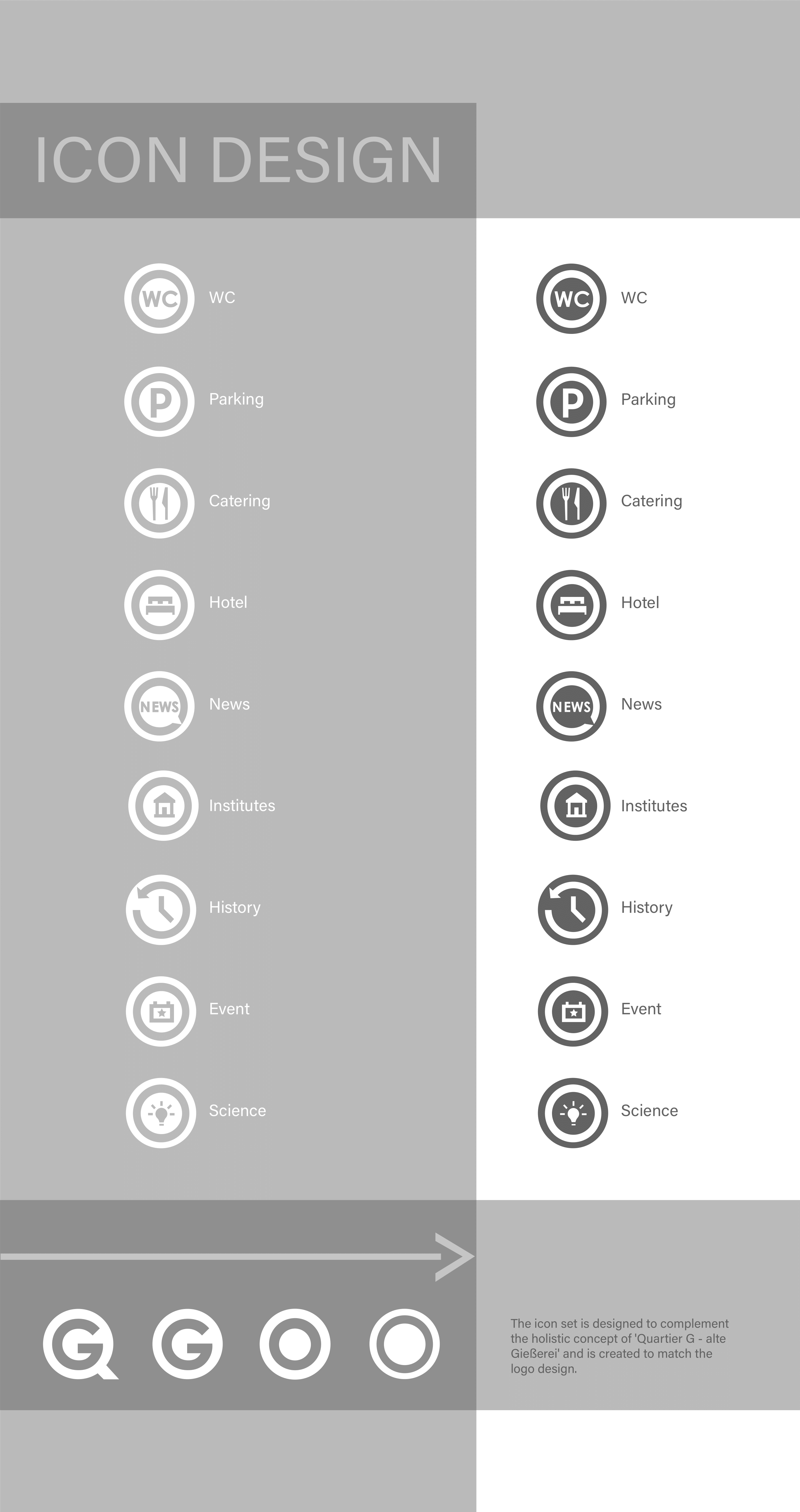 Quartier G Icon Design